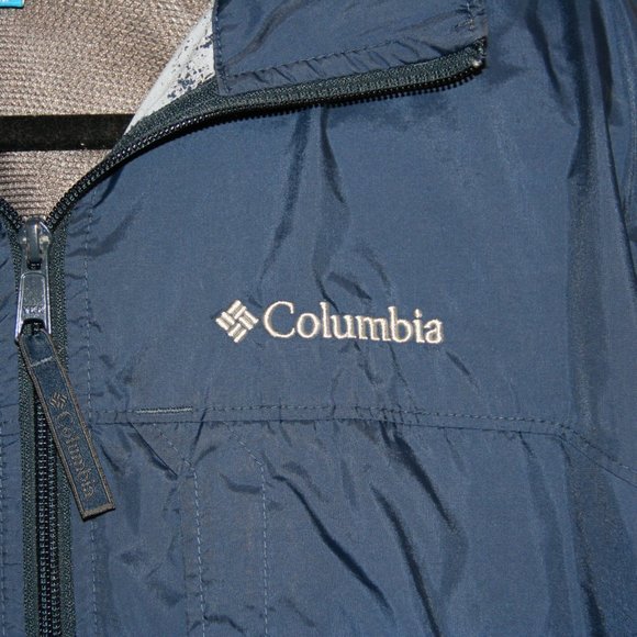 Navy Blue Columbia Titanium Windbreaker size M - Picture 2 of 3